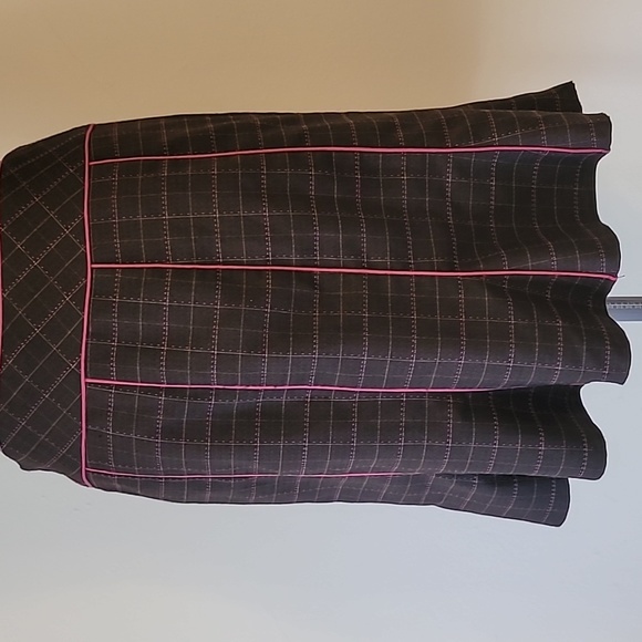 Nanette Lapore tailored wool  skirt brown and pink - Picture 16 of 16